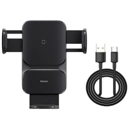 Baseus Wisdom CGZX000101 - Suporte para smartphone para carro com imagem e cabo