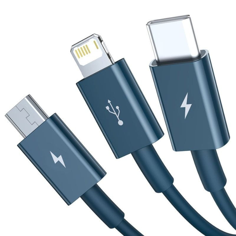 Baseus Superior Series - Cable USB-A 3 en 1 a USB-C/Micro/Lightning - Ítem5