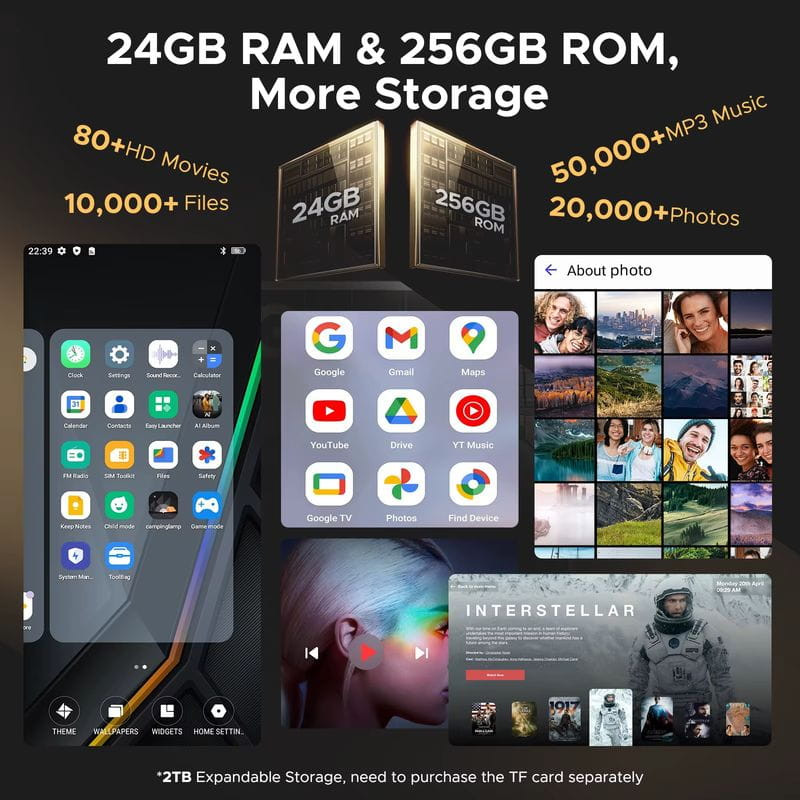Doogee V Max S 8GB/256GB Oro Rugged - Ítem3
