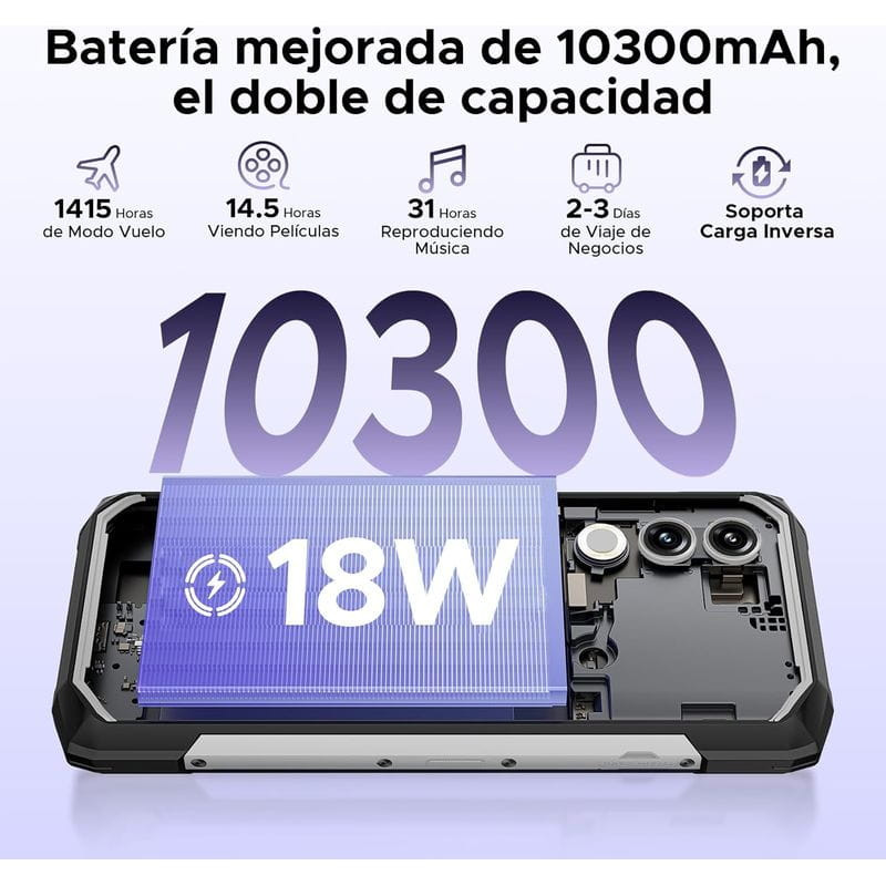 Doogee Blade 20 4GB/128GB Morado Rugged - Ítem3
