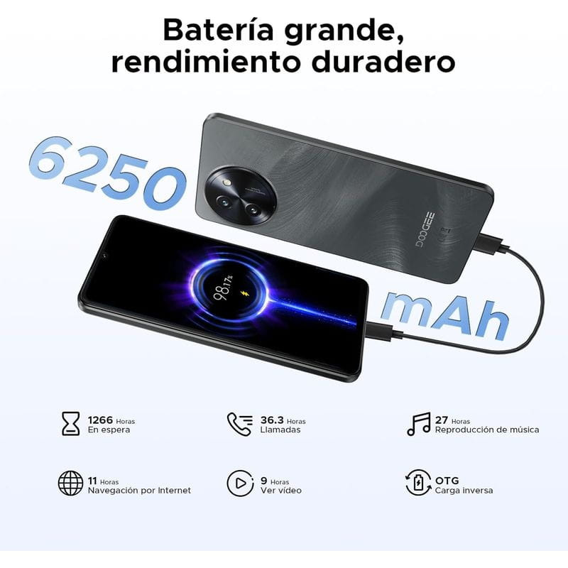 Doogee N59 Pro Plus 12Go/512Go Noir - Ítem9