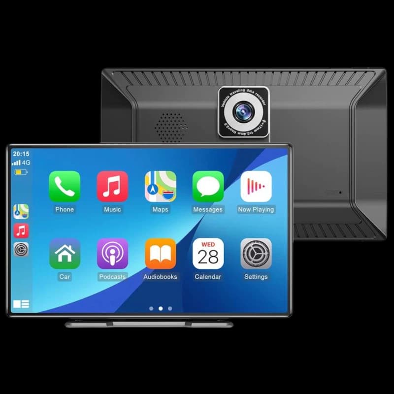 Dash Cam SD9060 Ecrã tátil universal de 9 polegadas Sem fios Carplay/Apple/Android