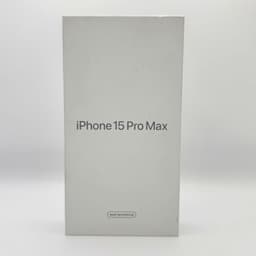 iPhone 15 Pro Max 5G 256 GB Titânio Preto Renovado Oficial imagem real da caixa