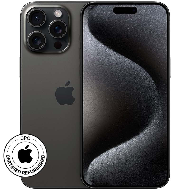 iPhone 15 Pro 5G 256GB Titanio Negro Renovado Oficial - Ítem