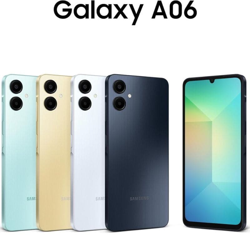Samsung Galaxy A06 4G 4 GB/128 GB Preto imagem das cores disponíveis
