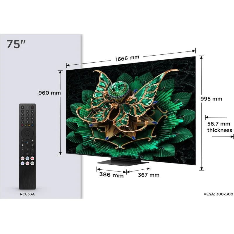 TCL 75C7K 75 4K Ultra HD Mini LED Smart TV Wifi - Ítem5