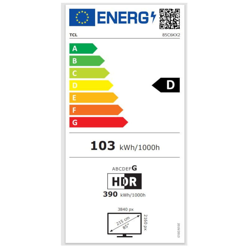 TCL 85C6K 85 4K Ultra HD Mini LED Smart TV Wifi - Item7