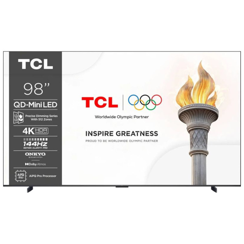 TCL 98C6K 98 4K Ultra HD Mini LED Smart TV Wifi - Ítem