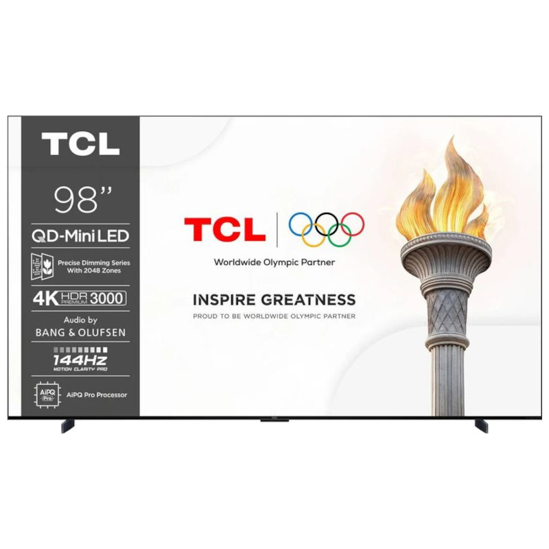 TCL 98C7K 98 4K Ultra HD QD-Mini LED Smart TV Metal - Item