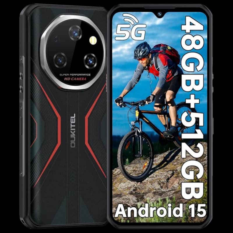Oukitel WP55 Pro 5G 16Go/512Go Rouge Rugged