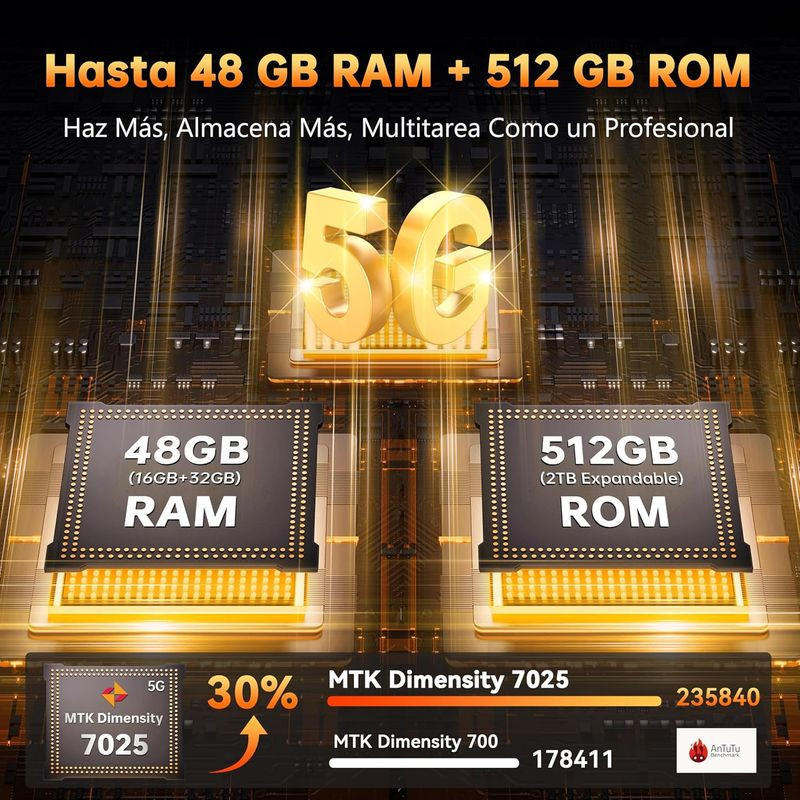 Oukitel WP55 Pro 5G 16GB/512GB Vermelho Rugged - Item1