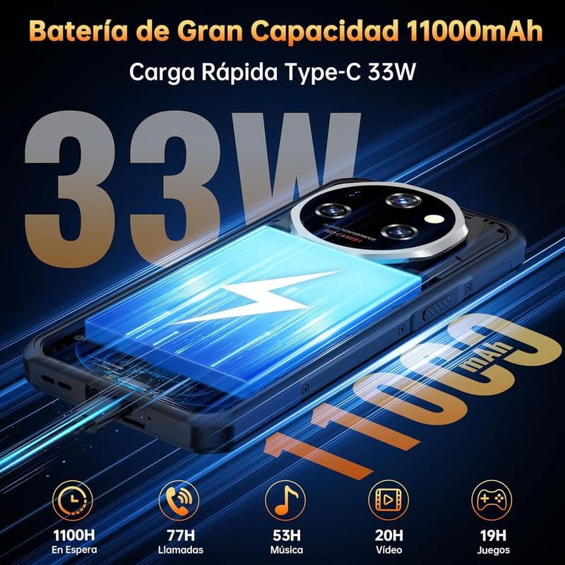 Batterie de Oukitel WP55 Pro Rouge