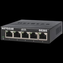 NETGEAR GS305 Não gerenciado L2 Gigabit Ethernet (10/100/1000) Preto