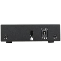 NETGEAR GS305 Não gerenciado L2 Gigabit Ethernet (10/100/1000) Preto, imagem traseira