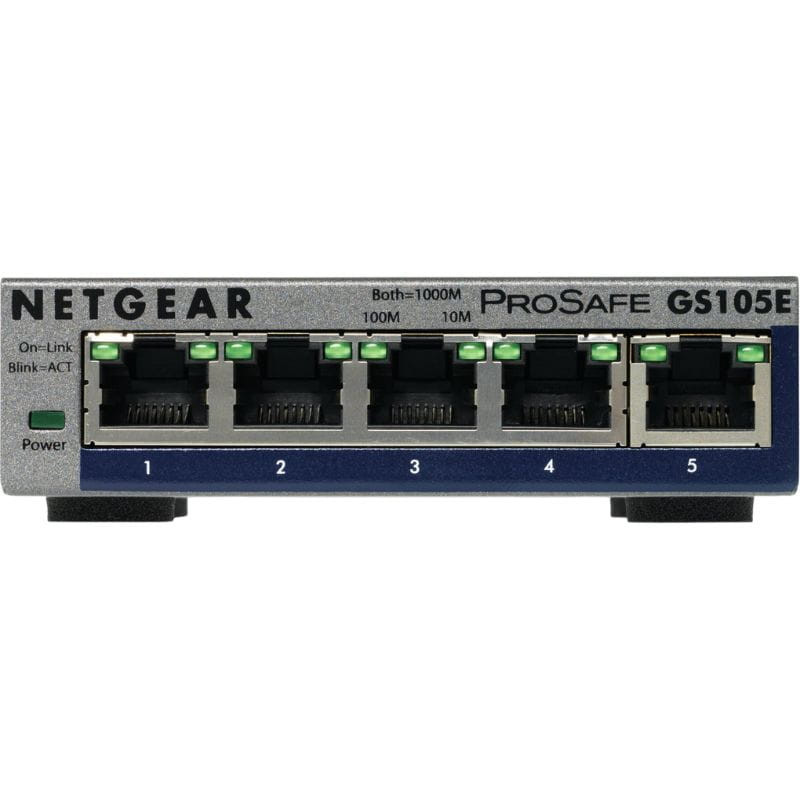 NETGEAR GS105E-200PES Commutateur géré L2/L3 Gigabit Ethernet (10/100/1000) Gris - Ítem2