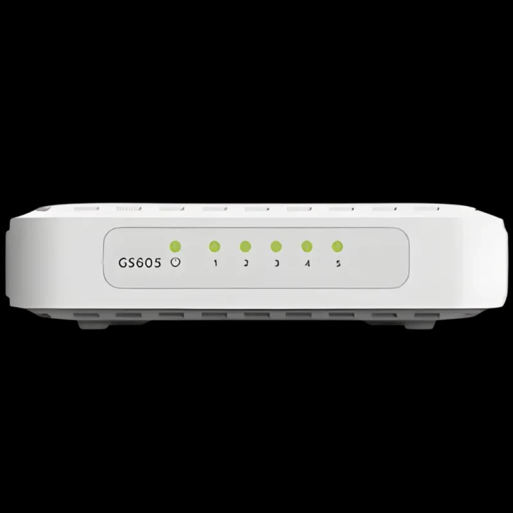 NETGEAR GS605-400PES - Switch não gerenciado com 5 portas Gigabit Ethernet