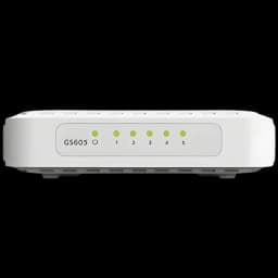 NETGEAR GS605-400PES - Switch não gerenciado com 5 portas Gigabit Ethernet