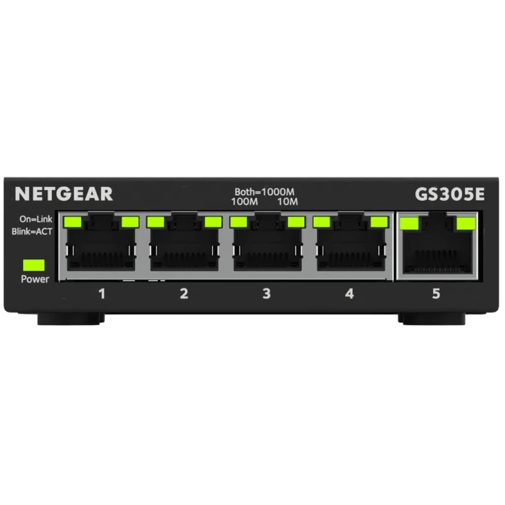 NETGEAR GS305E - Switch Gigabit Ethernet gerenciado de 5 portas - Item1