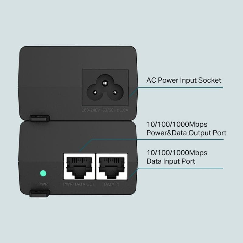 Conexiones de TP-Link TL-POE160S