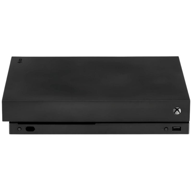 Xbox One X 1TB - Color Negro - GDDR5 de 12 GB - GPU 6 teraflops - 4K Ultra HD - CPU AMD 8 Núcleos - HDR - Sonido Espacial - Retrocompatibilidad Xbox 360 - Parches Gratuitos para Juegos Anteriores en 4K - WiFi de Banda Dual - Ítem