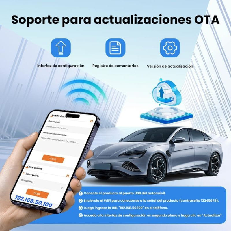 Carlinkit Mini 5 Pro - Adaptador inalámbrico Carplay y Android Auto - Ítem3