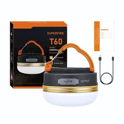 Superfire T60 - Lampe de camping image contenu du paquet