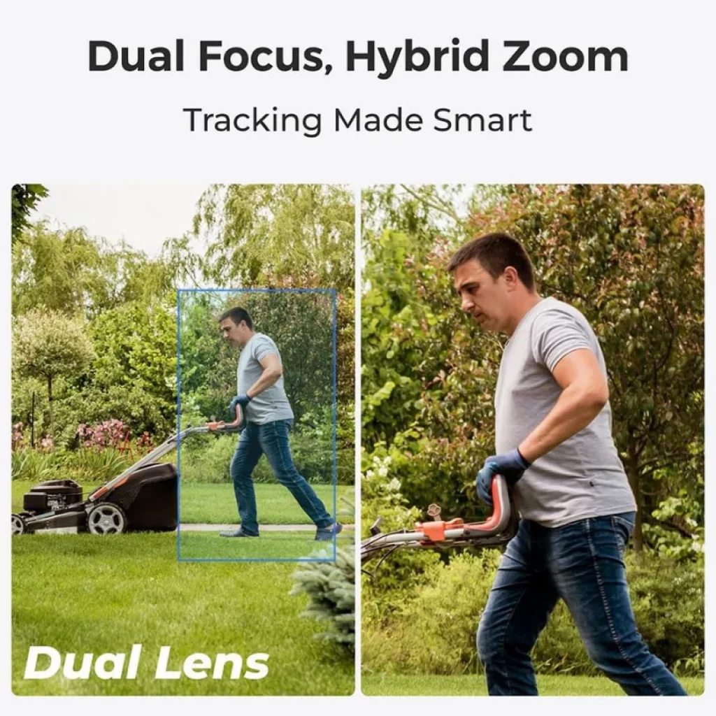 Reolink TrackMix W760 con doble lente, LEDs frontales, visión nocturna, antenas WiFi y carcasa IP65 resistente para vigilancia PTZ - Ítem2