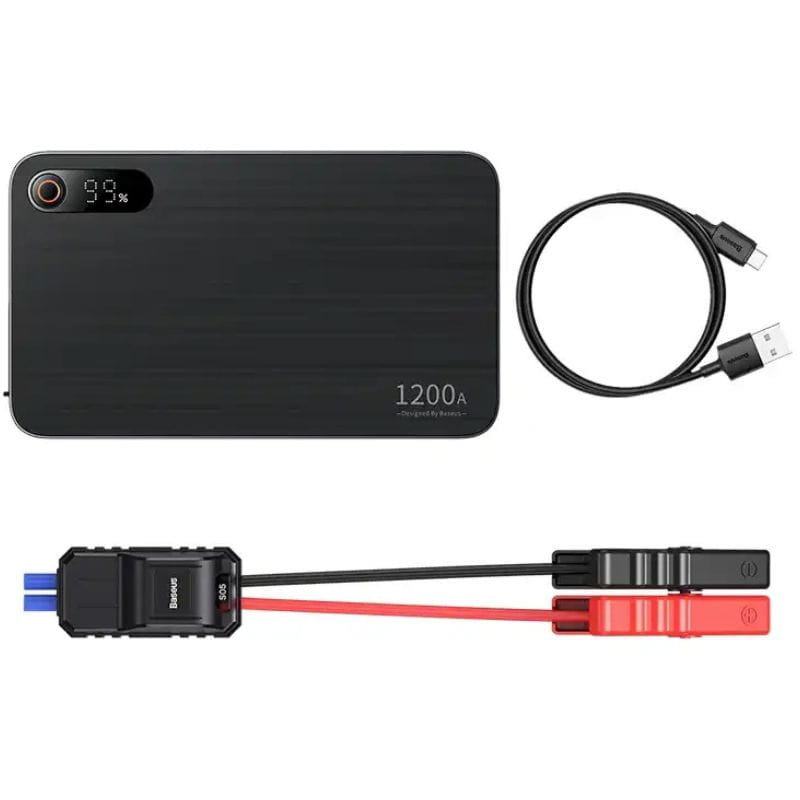 Baseus Super Energy Pro+ 1200A - Arrancador de baterias 12V e Power Bank - Item