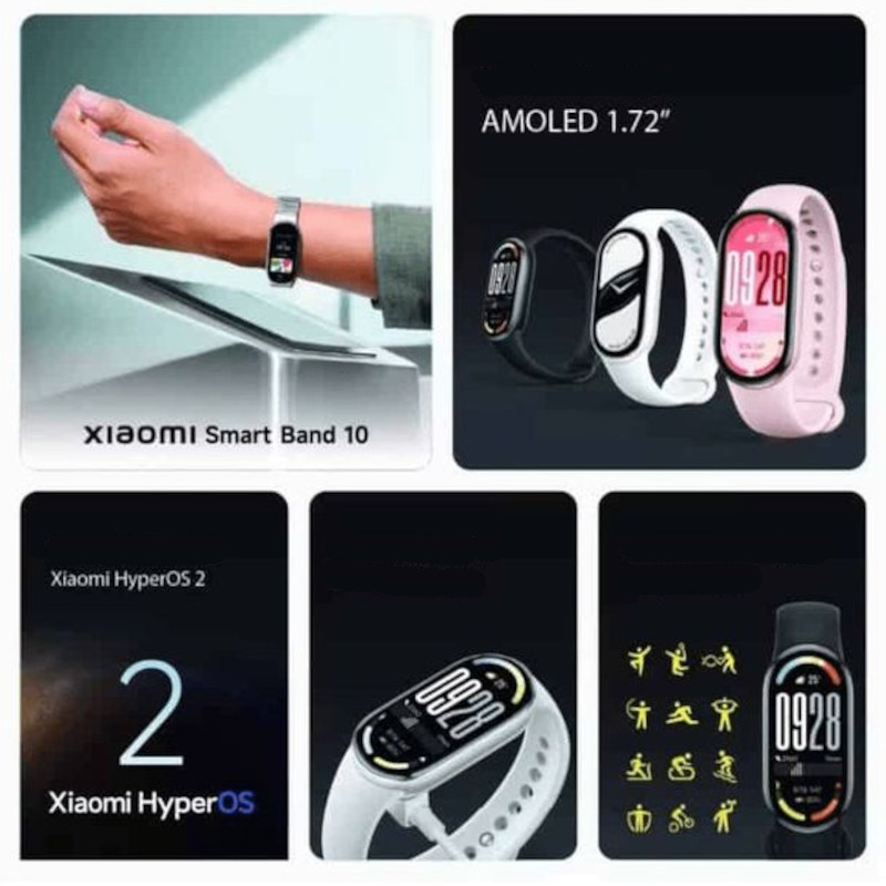 Xiaomi Smart Band 10 Preto - Item1