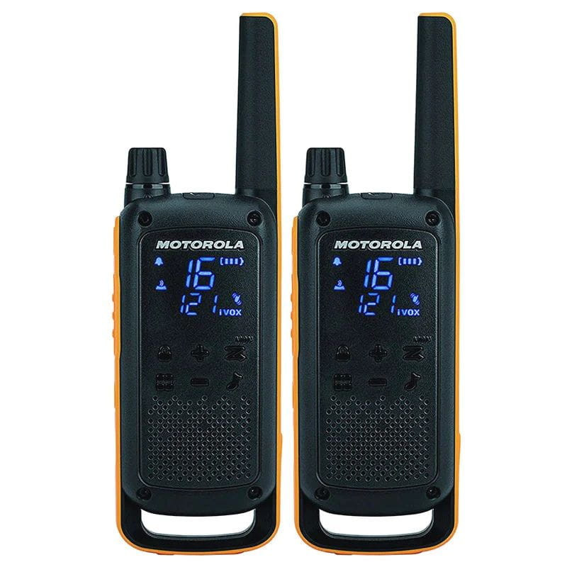 Motorola Talkabout T82 Extreme Duo Preto/Laranja - Walkie Talkie - Item
