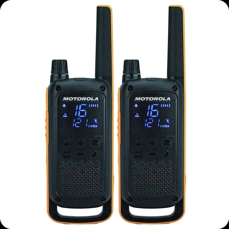 Motorola Talkabout T82 Extreme Twin Pack Preto, Laranja - Walkie Talkie