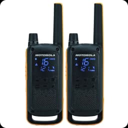 Motorola Talkabout T82 Extreme Twin Pack Preto, Laranja - Walkie Talkie