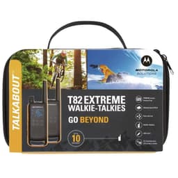 Motorola Talkabout T82 Extreme Duo Preto/Laranja - Walkie Talkie, imagem da caixa
