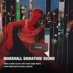 Marshall Emberton III Black and Brass som envolvente