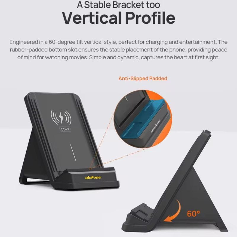 Ulefone 50W Support chargeur sans fil WCS01 - Ítem1
