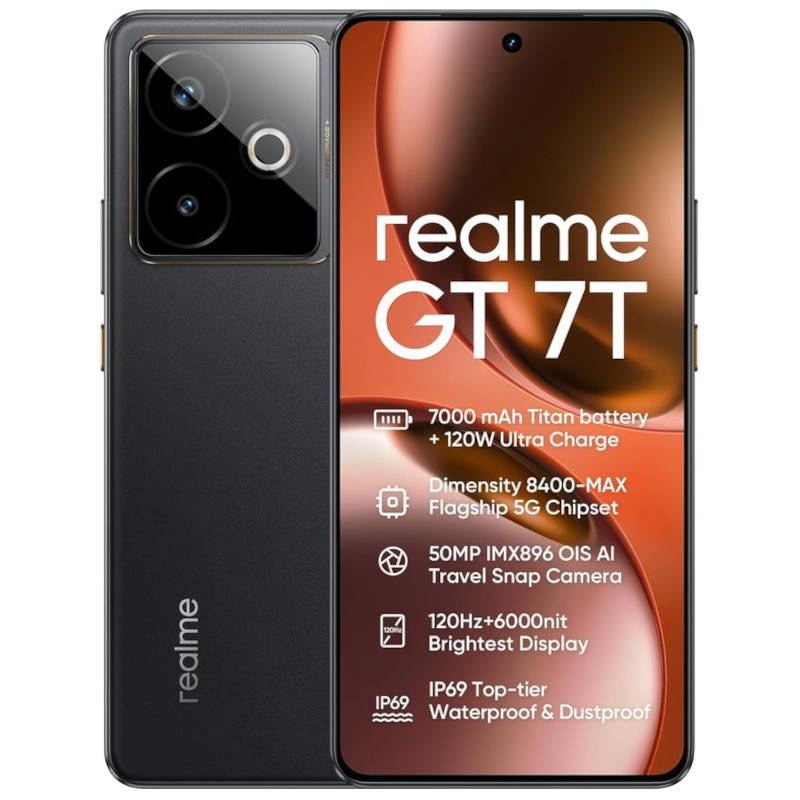 Realme GT 7T 5G 12GB/512GB Negro - Ítem
