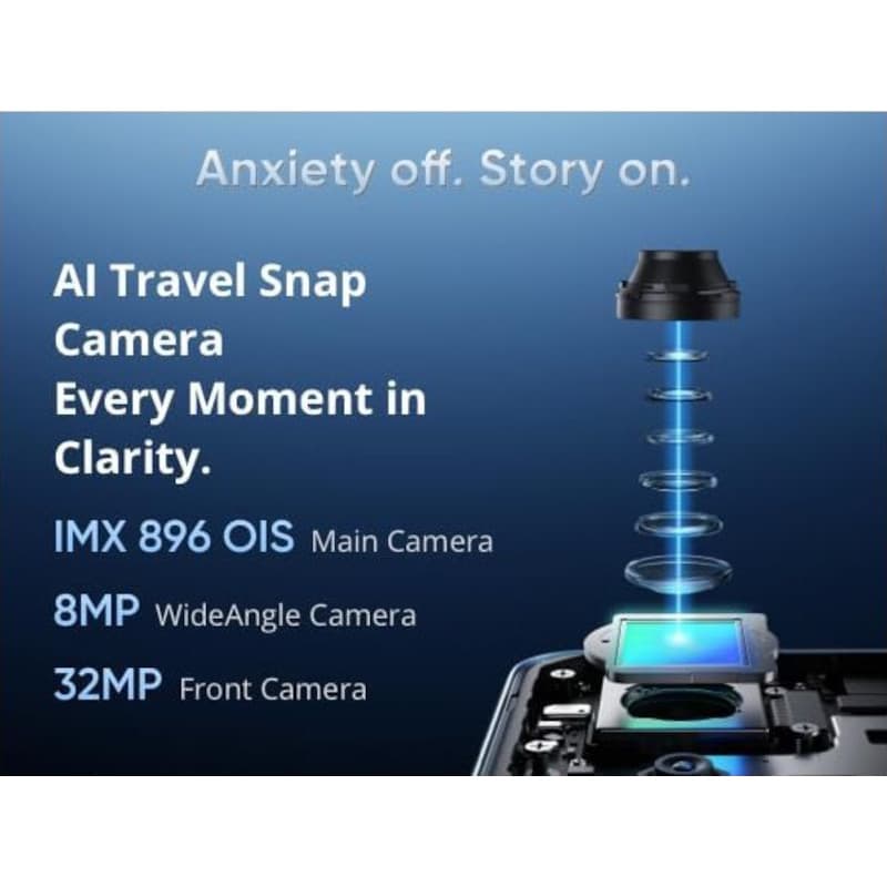 Câmera do Realme GT 7T Preto