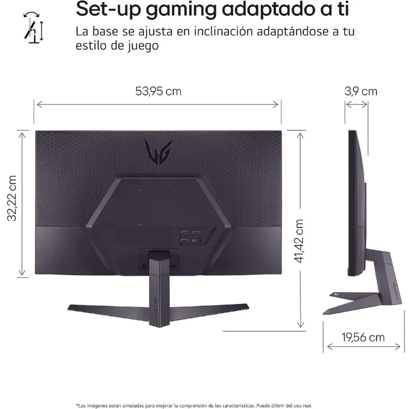 LG 24GS50F-B 24 Full HD, painel LCD, taxa até 182 Hz com FreeSync, 1 ms, design gamer com bordas finas e base robusta, cores vibrantes e ação fluida - Item3