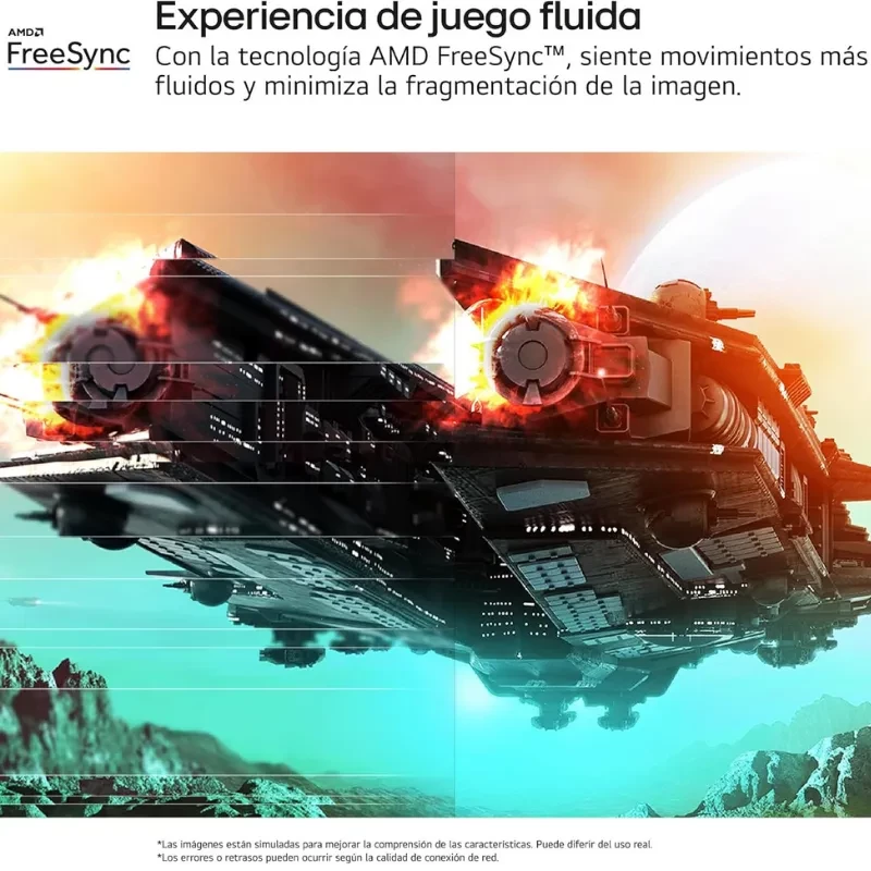 LG 24GS50F-B 24 Full HD, painel LCD, taxa até 182 Hz com FreeSync, 1 ms, design gamer com bordas finas e base robusta, cores vibrantes e ação fluida - Item7