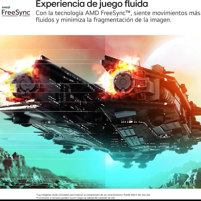 Monitor gaming LG 24GS50F-B de 24 pulgadas, panel LCD Full HD con 182 Hz y AMD FreeSync, biseles delgados y soporte inclinado para experiencia fluida
