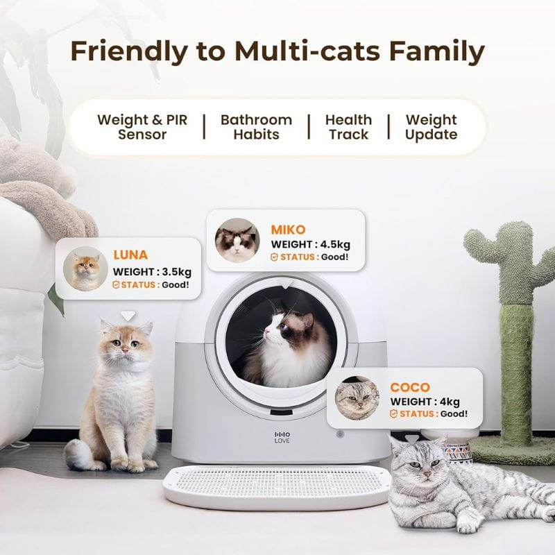 HHOLove CL-TYW - Arenero inteligente autolimpiable para gatos - Ítem15