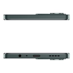 Realme C71 4GB/256GB Verde com laterais planas, porta USB-C, entrada P2, grelha de altifalante e módulo de câmara saliente em tom verde escuro