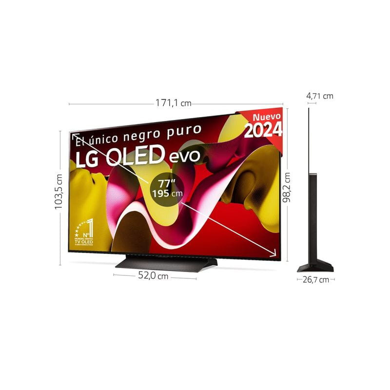 LG OLED77C45LA 77 4K Ultra HD Smart TV Wifi - Ítem4