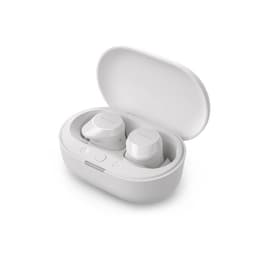 Philips TAT1209WT/00 Blanco - Auriculares inalámbricos con estuche de carga compacto, diseño in-ear, acabado mate, LEDs de estado y botones físicos