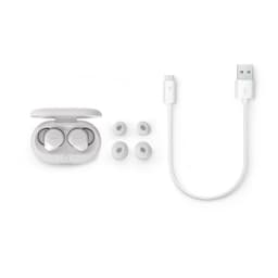 Philips TAT1209WT/00 Blanco – estuche compacto con auriculares intrauditivos, cuatro almohadillas de repuesto y cable USB‑C, diseño minimalista en blanco