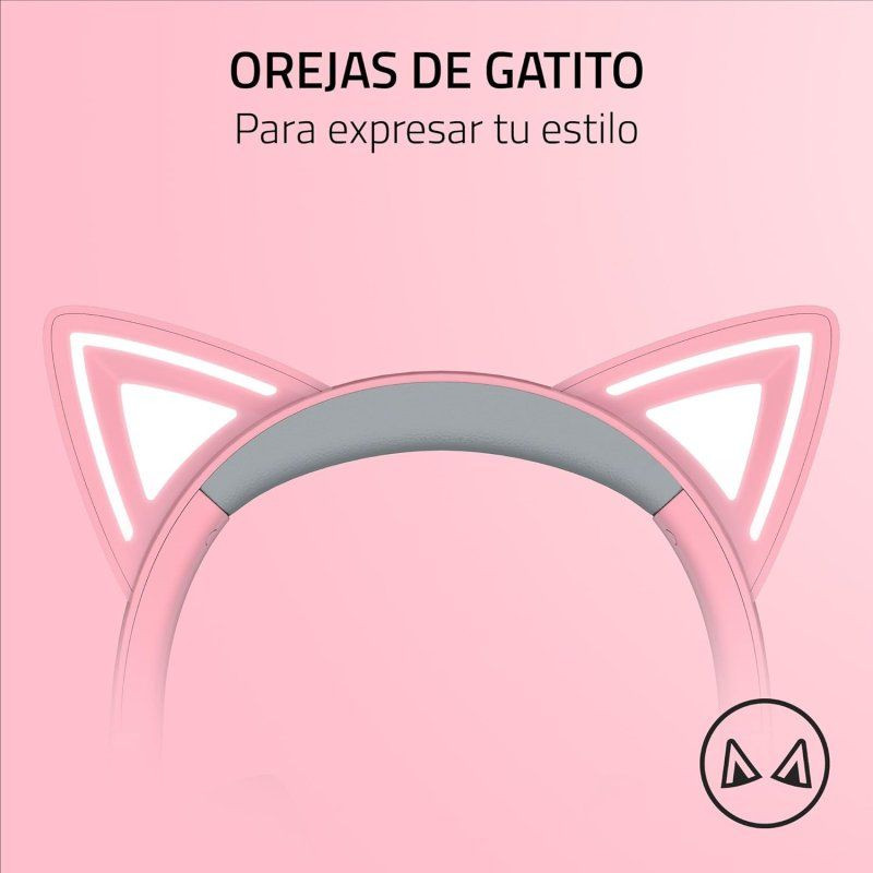Razer Kraken Kitty v2 Rosa (USB-A) - Ítem6
