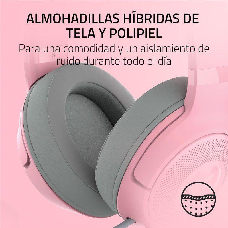 Razer Kraken Kitty v2 Rosa (USB-A) - Ítem8