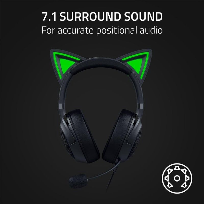 Razer Kraken Kitty v2 Negro (USB-A) - Ítem1