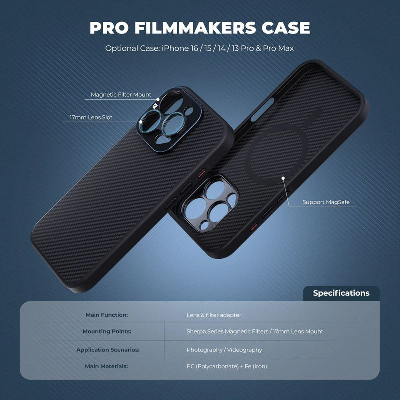 Freewell Carcasa con Montura de lente de 17mm para iPhone 16 Pro - Ítem4