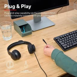 Trust Ayda - Casque filaire pour PC, branchez et écoutez